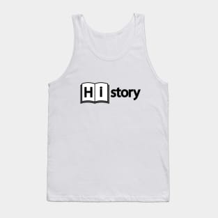 History books typography design Tank Top